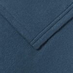 vidaXL Couvertures à jeter 6 Pièces Bleu marine 270 x 240 cm Toison