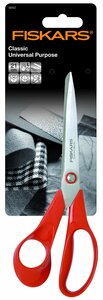 Ciseaux Classic Universels gauchers 21 cm à lames auto affutantes, inoxydables FISKARS