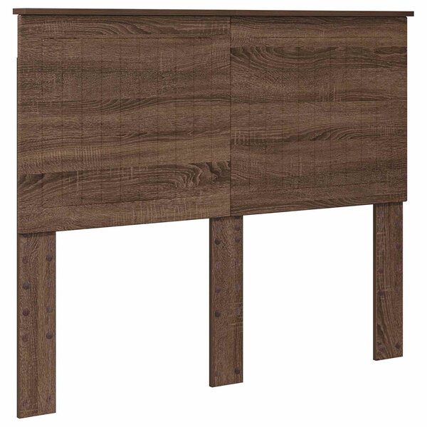 vidaXL Tête de lit Chêne brun 120 cm Bois d'ingénierie