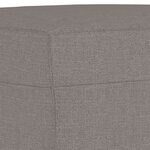 vidaXL Ensemble de canapés 3 Pièces avec coussins taupe tissu
