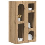 vidaXL Buffet Chêne artisanal 59 x 35 x 100 5 cm Bois d'ingénierie