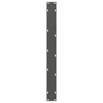 vidaXL Pieds de table à manger en V 3 pièces Anthracite 70 x (72-73 3) cm Acier