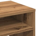 vidaXL Tables de chevet 2 Pièces chêne artisanal bois d'ingénierie