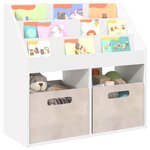 vidaXL Bibliothèque pour enfants Blanc 72 5 x 29 5 x 69 cm