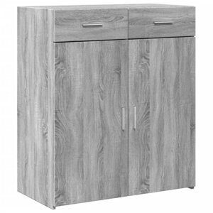 vidaXL Buffet sonoma gris 80x42 5x93 cm bois d'ingénierie