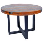 vidaXL Table basse Teck Résine 60 cm