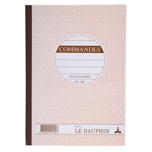Manifold Autocopiant 210x148 Commandes 50 Dupli - Avoine - X 5 - Le Dauphin
