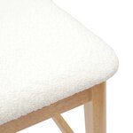 vidaXL Chaises de salle à manger 2 Pièces Naturel 48 x 49 x 95 cm