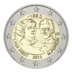 2 euros commémorative Belgique 2011 - Journée internationale des femmes.