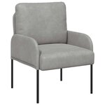 vidaXL Ensembles de canapés 3 Pièces Gris clair 115 x 56 x 80 cm