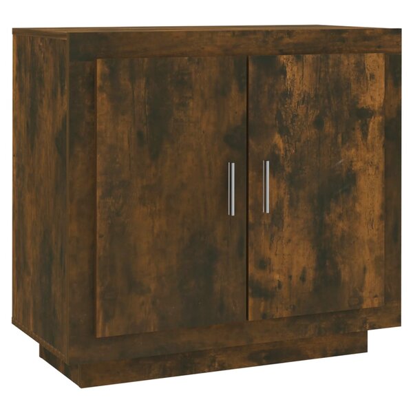 vidaXL Buffet Chêne fumé 80x40x75 cm Bois d'ingénierie
