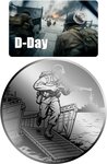 Pièce de monnaie en Palladium 12 Dollars g 0.031 (1/1000 oz) Millésime 2026 D DAY 1/1000 (PRÉCOMMANDE)