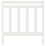 vidaXL Lit coulissant sans matelas blanc 2x(90x190) cm