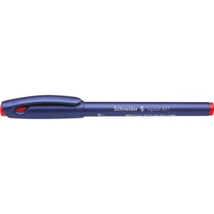 Roller à encre topball 847 05 rouge x 10 schneider
