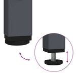 vidaXL Buffet anthracite 135x39x73 5 cm acier laminé à froid