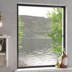 vidaXL Écran anti-insectes pour fenêtres Anthracite 130 x 150 cm