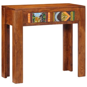 vidaXL Table console 80x35x75 cm bois massif d'acacia