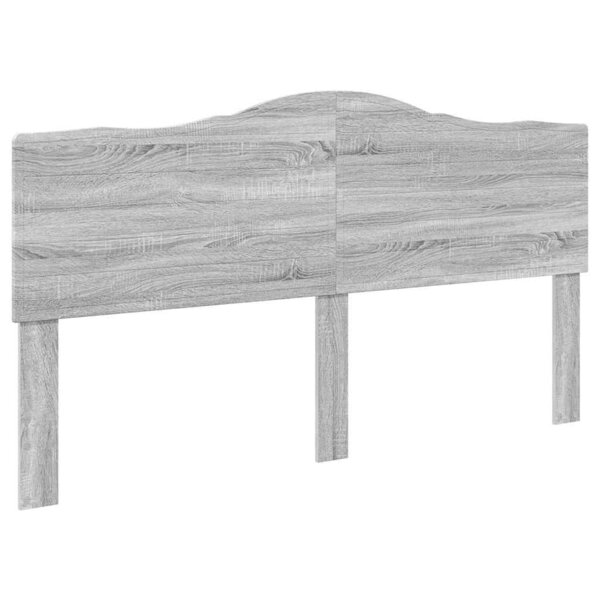 vidaXL Tête de lit Gris Sonoma 200 cm Bois d'ingénierie