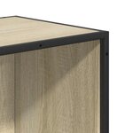vidaXL Bibliothèque chêne sonoma 65 5x33x107 5 cm bois d'ingénierie