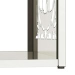 vidaXL Portant de bois de chauffage 40x40x40 cm acier inoxydable