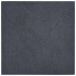 vidaXL Dalles de plancher autoadhésives 5 11 m² PVC noir marbre