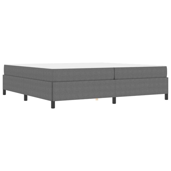 vidaXL Cadre de lit Gris clair 100 x 200 cm Tissu en velours côtelé