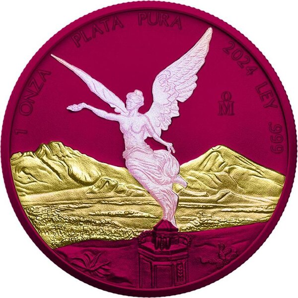 Pièce de monnaie en Argent g 31.1 (1 oz) Millésime 2024 LIBERTAD