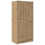 vidaXL Armoire Chêne artisan 82 5 x 51 5 x 180 cm Bois d'ingénierie