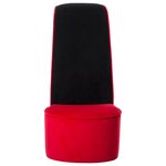 vidaXL Chaise en forme de talon haut rouge velours