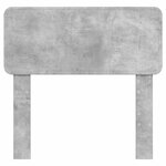 vidaXL Tête de lit Gris béton 90 cm Bois d'ingénierie