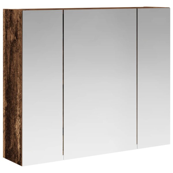 vidaXL Armoire Miroir de Salle de Bain Bois ancien 60 x 14 5 x 50 cm