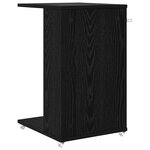vidaXL Table d'appoint Chêne noir 40 x 35 x 60 cm Bois d'ingénierie