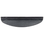 vidaXL Tapis d'escalier auto-adhésifs 10 Pièces anthracite 56x17x3 cm