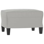 vidaXL Ensemble de canapés 4 Pièces coussins gris clair tissu microfibre