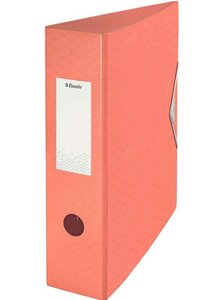 Classeur à Levier Colour'Ice Polyfoam A4 Dos de 82 mm Abricot ESSELTE