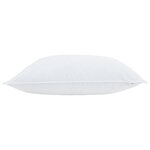 vidaXL Oreillers 2 Pièces Blanc 50 x 70 cm 130gsm 100  coton