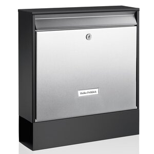 BURG-WÄCHTER Boîte aux lettres Oxford-Set 68770 B+S Inox Argenté