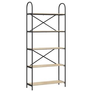 vidaXL Étagère Chêne sonoma 80 x 30 x 183 cm Bois d'ingénierie