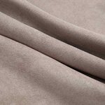 vidaXL Rideaux occultants avec anneaux en métal 2 Pièces Taupe 140x225 cm