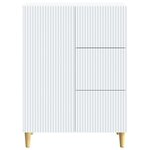 vidaXL Buffet Blanc 66 x 34 5 x 90 cm Bois d'ingénierie