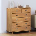 vidaXL Commode 'ASKIM'91x40x95.5 cm Bois Massif de Pin