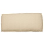 vidaXL Coussin de palette pour siège/dossier Beige 120x50x12 cm en tissu Oxford