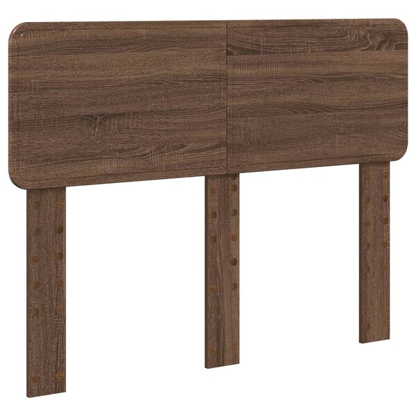 vidaXL Tête de lit Chêne brun 135 cm Bois d'ingénierie