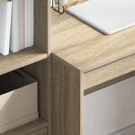 vidaXL Bureau Chêne sonoma 100 x 50 x 76 cm Bois d'ingénierie