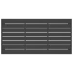 vidaXL Table basse de jardin anthracite 110x55x35 cm acier