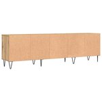 vidaXL Meuble TV chêne artisanal 150x30x44 5 cm bois d'ingénierie