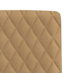 vidaXL Chaises à manger lot de 6 marron velours