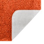 Tapis de bain U-Shaped Gris foncé 50x50 cm Polypropylène Antidérapant