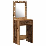 vidaXL Coiffeuse Bois Ancien 50 x 41 x 135 cm Bois d'ingénierie