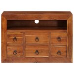 vidaXL Buffets & Commodes Marron 80 x 30 x 55 cm Bois d'acacia massif